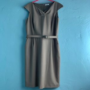 Calvin Klien Shift Dress Tan Heather